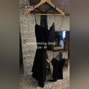 Elegant Black Homecoming Dress